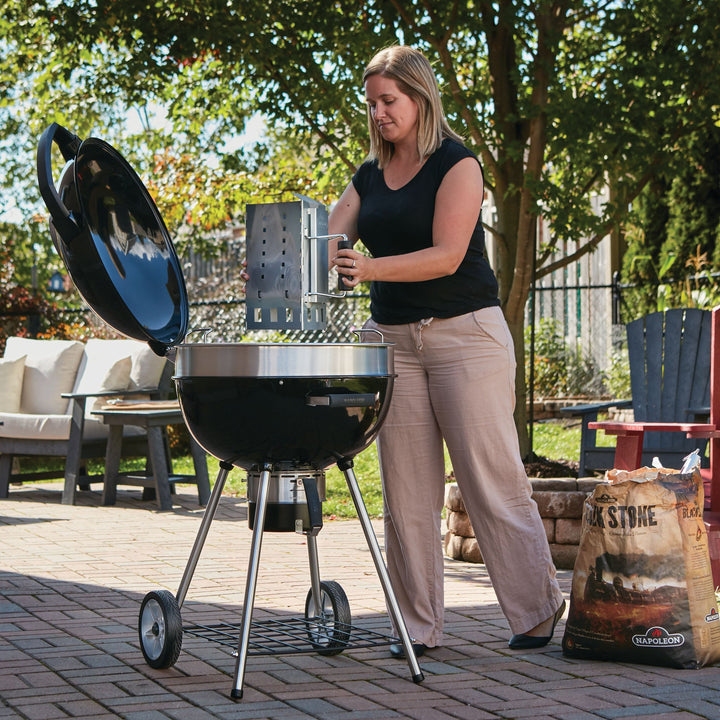 Napoleon Pro Charcoal Kettle Grill