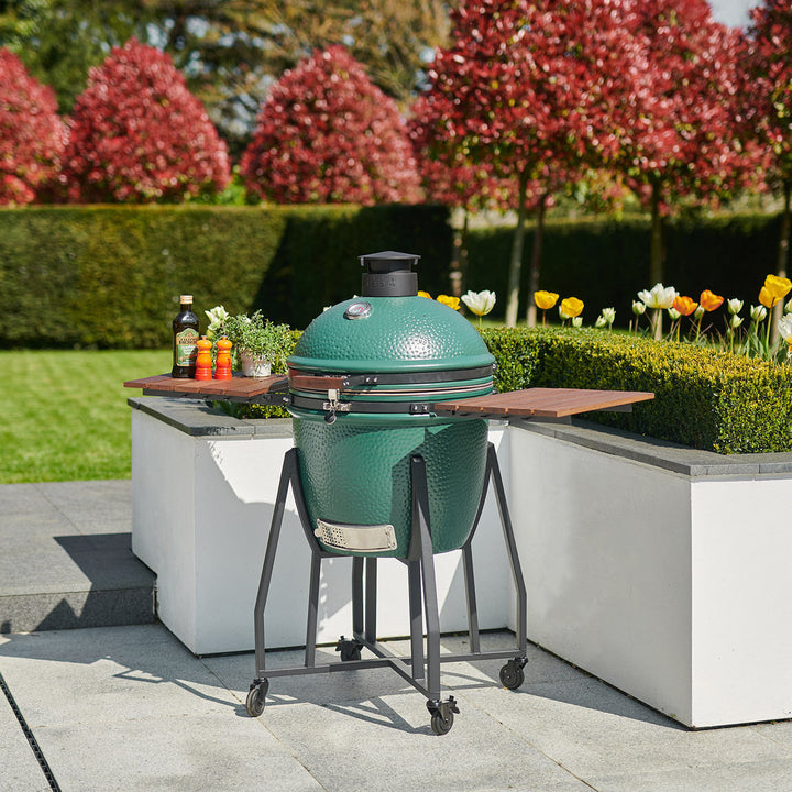 Kamado BBQ 18" Ceramic Grill in Matte Green
