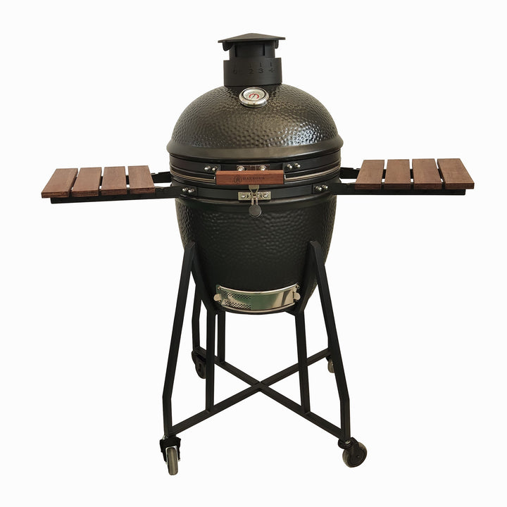 Kamado BBQ 18" Ceramic Grill in Black