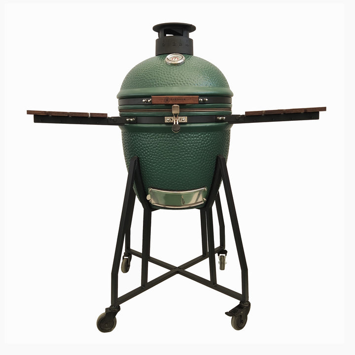 Kamado BBQ 18" Ceramic Grill in Matte Green