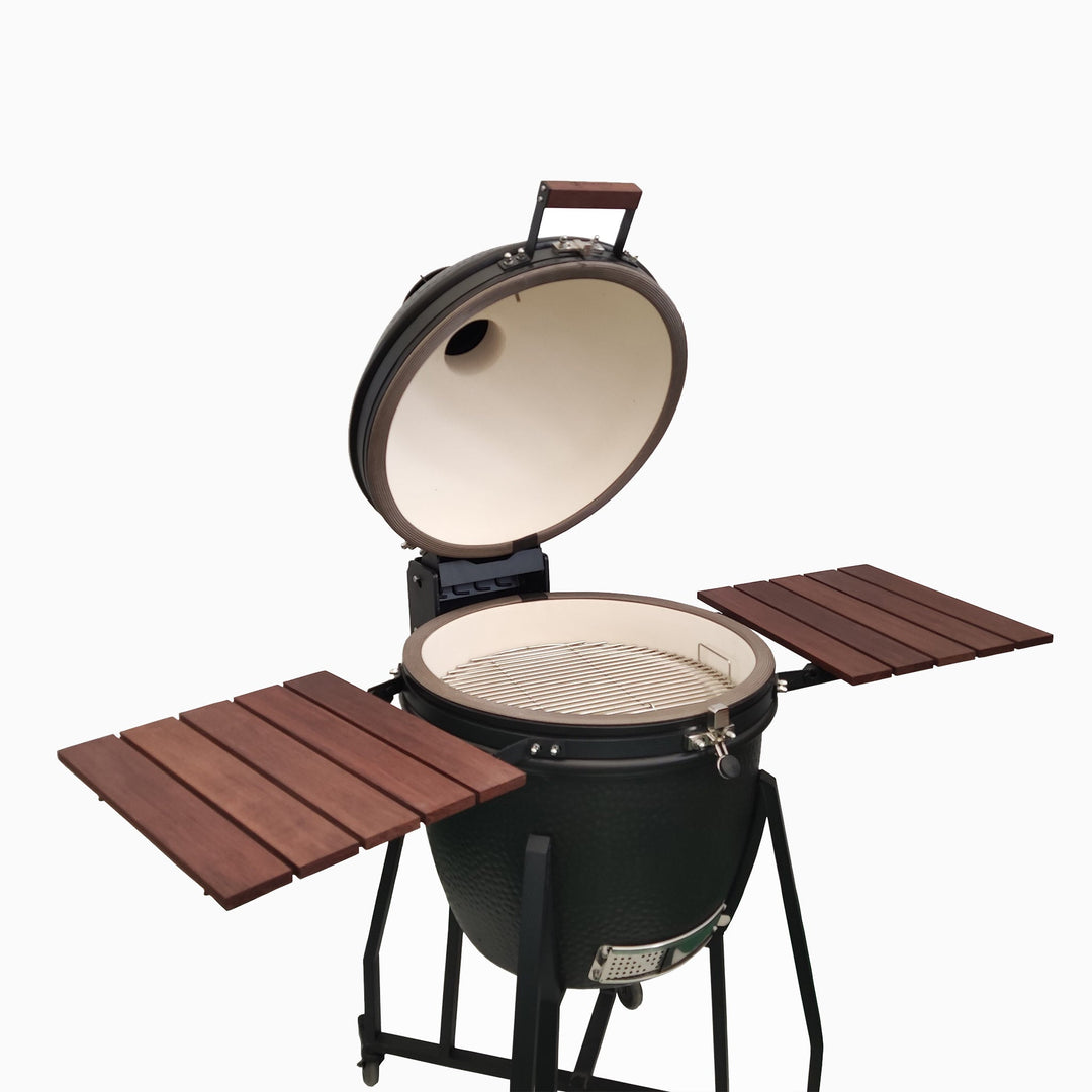 Kamado BBQ 22" Ceramic Grill in Black