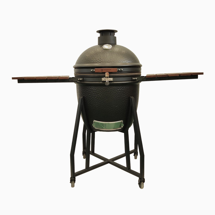 Kamado BBQ 22" Ceramic Grill in Black