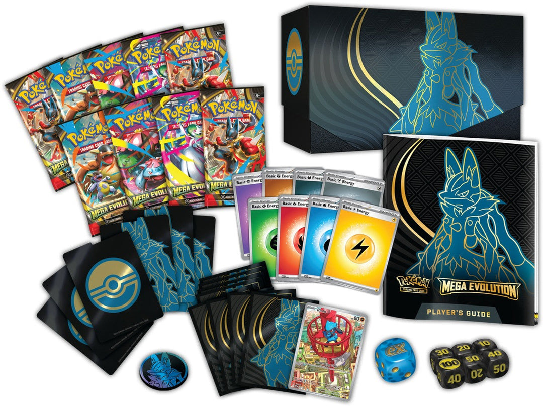 Pokemon TCG Mega Evolution Elite Trainer Box Lucario - Only at LinaLabo